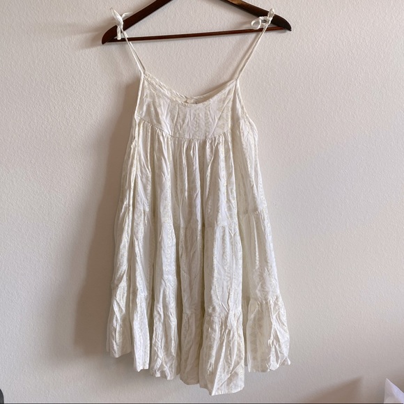 Vici Dresses Cream Babydoll Dress Poshmark